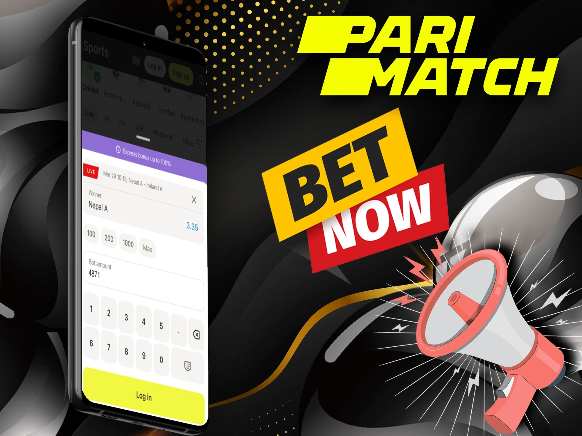 Place a bet on the Parimatch app and win big money.