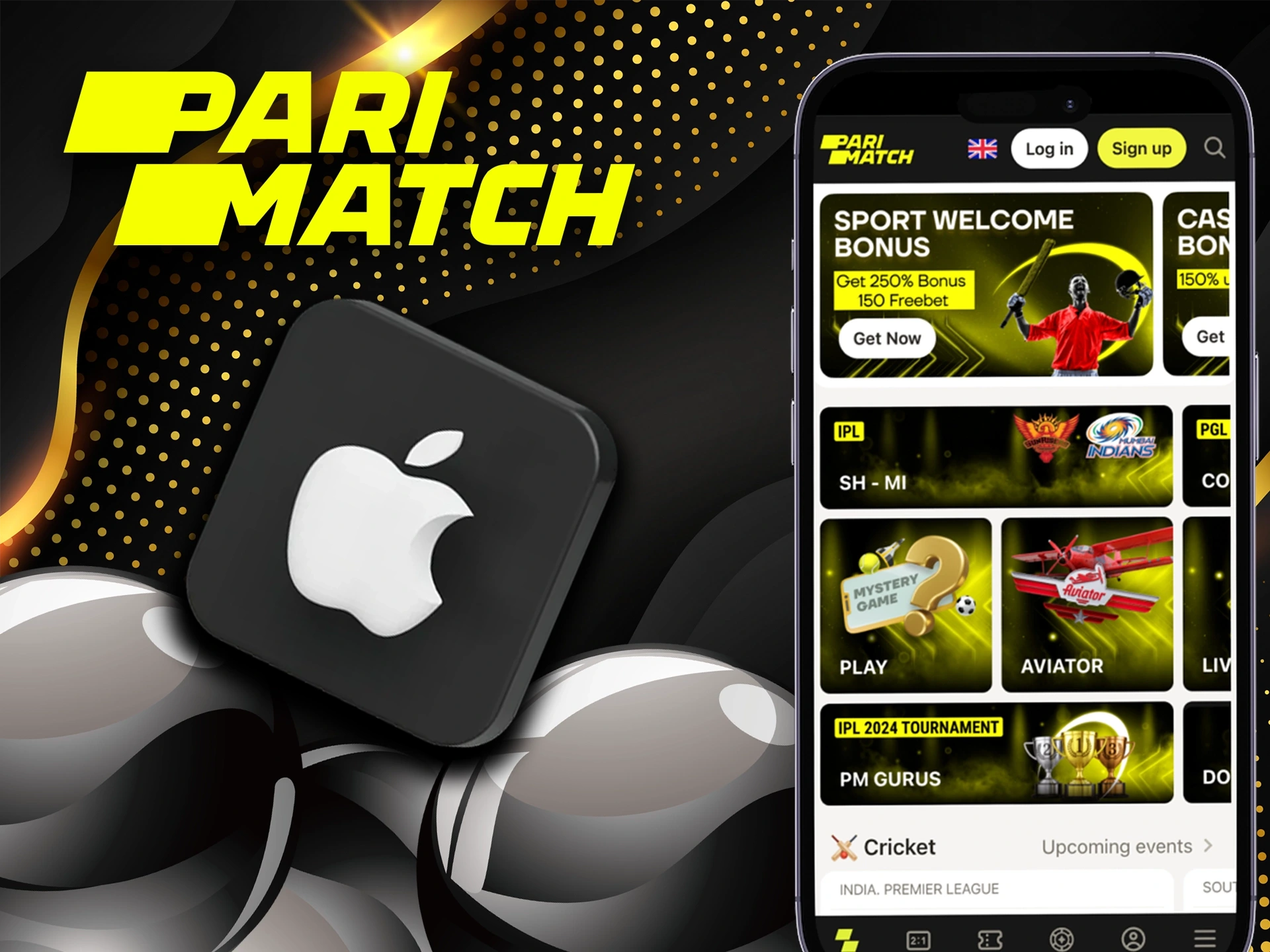 Add the Parimach app to your home page.