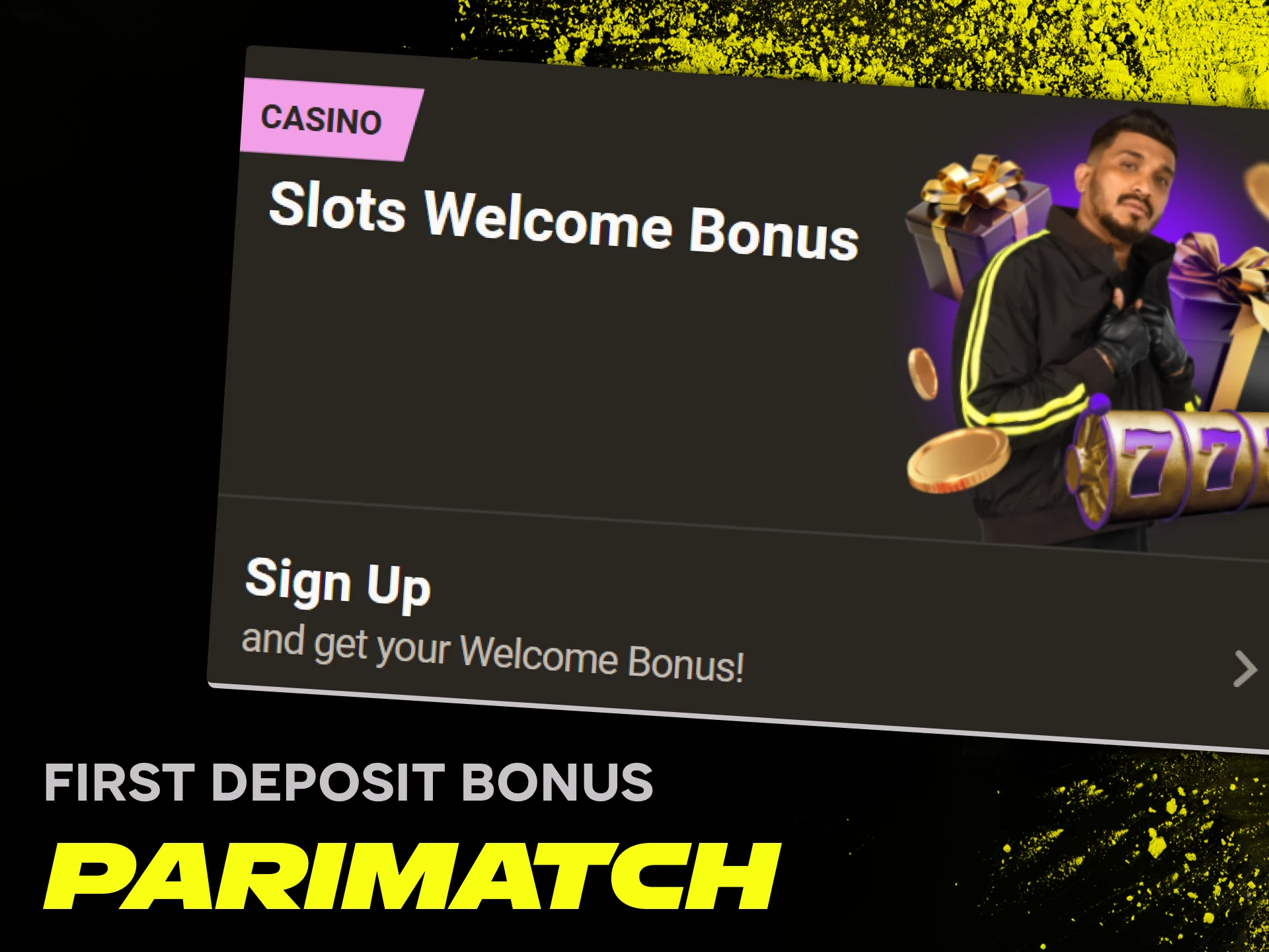 Make a deposit at Parimatch and get a welcome bonus for a comfortable game.