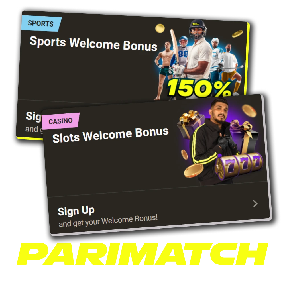 Get a huge number of attractive Parimatch bonuses for betting and casino games.