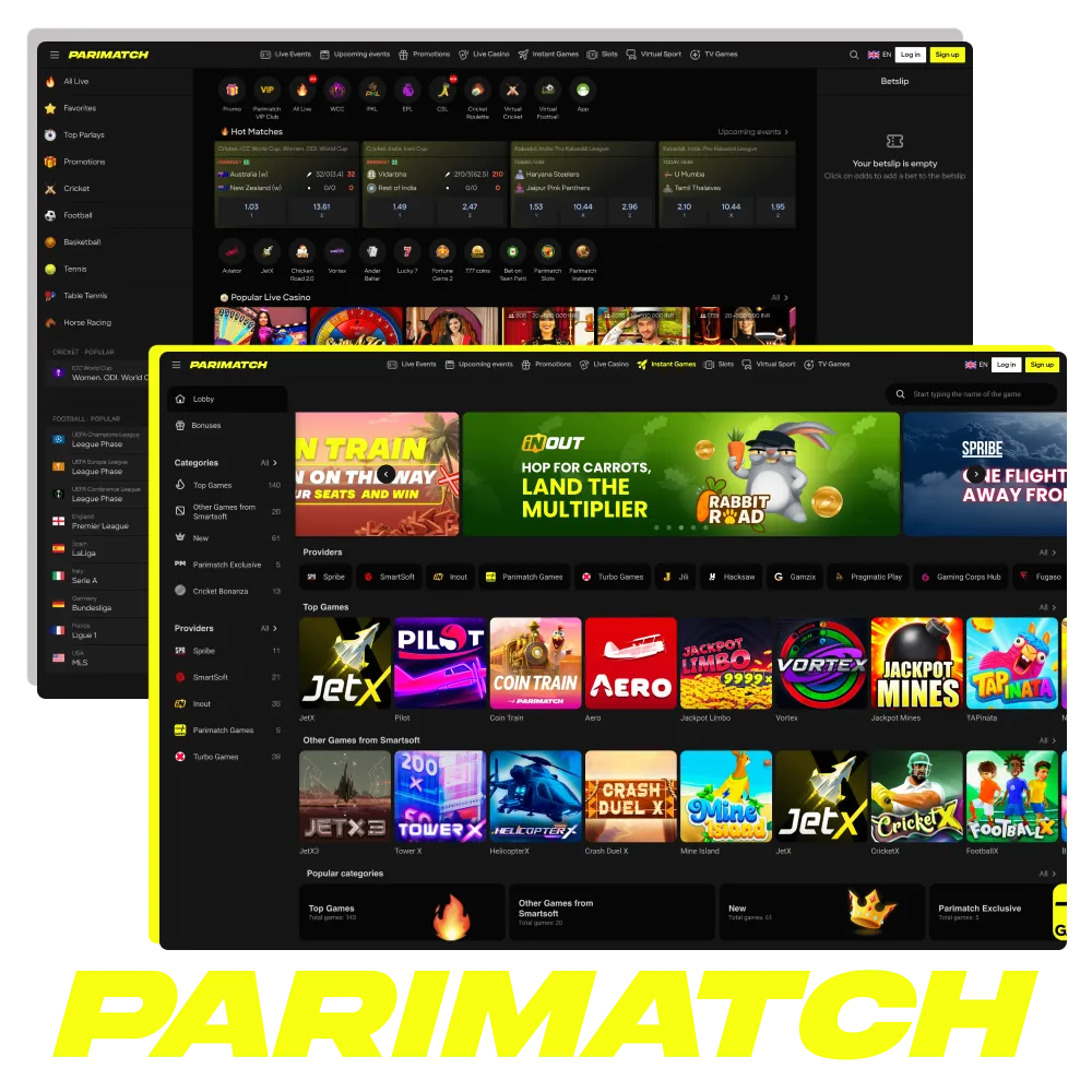 Learn all about Parimatch.