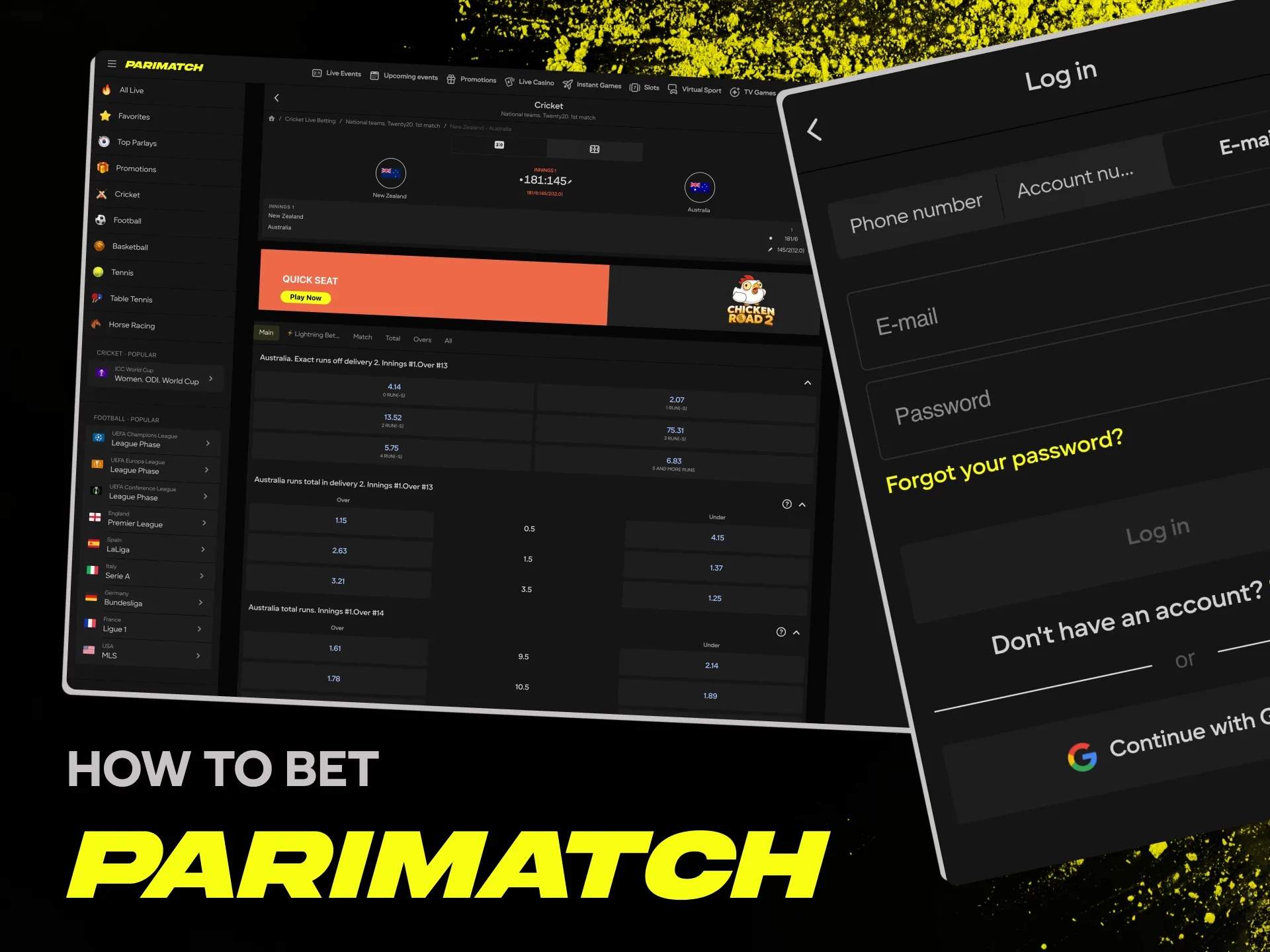 Place a bet on the Parimatch app and win big money.